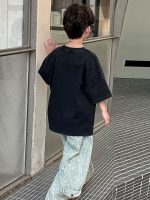 【100-160cm】半袖Ｔシャツ 男の子 犬柄 ストリート - 画像 (5)