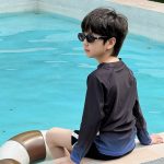 【95-160cm】水着 クール 長袖 セパレートスイムウェア - 画像 (6)