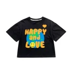 【90-160cm】Tシャツアルファベット半袖男の子 - 画像 (5)