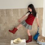 【80-130cm】キュロット 女の子 チェック柄 韓国風 おしゃれ - 画像 (4)