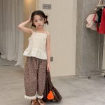【80-130cm】パンツ 女の子 花柄 スウィート 履きやすい - 画像 (3)