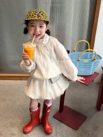 【90-150cm】ベストorアウター+スカート 女の子 UVカット 無地 - 画像 (7)