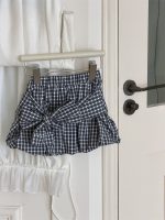 【100-160cm】スカート チェック柄 リボン シンプル 気質 女の子 - 画像 (6)