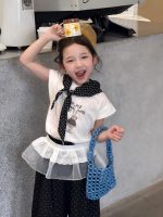 【90-150cm】半袖Tシャツorパンツ 女の子 ドット柄 かわいい - 画像 (5)