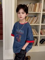 【100-170cm】半袖Ｔシャツ 男の子 クール 通学 お出かけに - 画像 (3)
