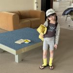 【80-130cm】パンツ 女の子 ハイウエスト レギンス ファッション - 画像 (5)