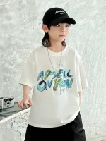 【90-160cm】 Tシャツ 男の子 半袖 ファッション かっこいい 着回し力抜群 - 画像 (5)