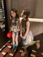 【90-150cm】セットアップ 女の子 プリーツ ノースリープ スポーツ - 画像 (5)