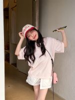【100-160cm】Tシャツ 夏新作 シンプル 合わせやすい 無地 女の子 - 画像 (2)
