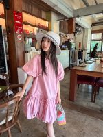 【100-160cm】ワンピース ゆったり 合わせやすい カワイイ 半袖 女の子