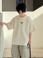 【90-160cm】Tシャツ プリント カジュアル ファッション 男の子 - 画像 (6)