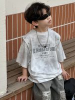 【100-170cm】Tシャツ カジュアル 切り替え ファッション 男の子 - 画像 (6)