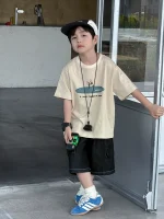 【90-160cm】Tシャツ プリント カジュアル 半袖 夏新作 - 画像 (3)