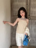 【100-160cm】トップス 夏新作 ノースリーブ ボタン付き 痩せ見え 女の子 - 画像 (5)