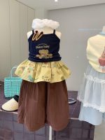 【90-150cm】ベストorパンツorスカート 女の子 カートゥーン 韓国風 - 画像 (6)