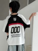 【120-170cm】Tシャツ ゆったり プリント カジュアル 男の子 半袖