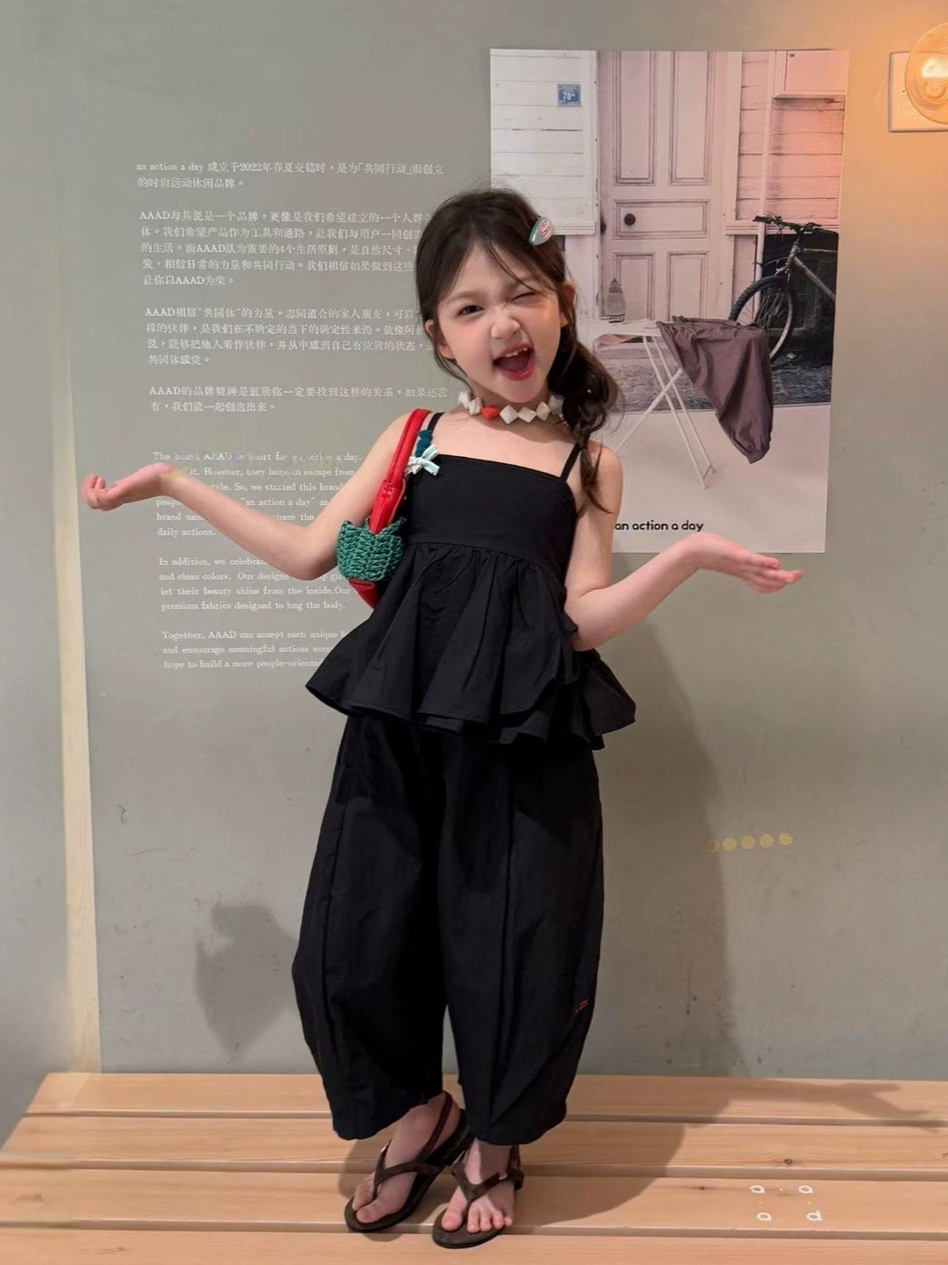 O1CN01XDkHFc282LktRN07J_2217733997874-0-cib.jpg 【90-150cm】セットアップ 女の子 フリル 韓国風 おしゃれ - 画像 (1)