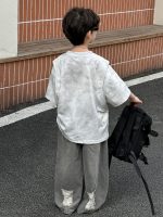 【100-170cm】Tシャツ カジュアル 切り替え ファッション 男の子 - 画像 (5)