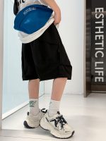 【120-170cm】ショートパンツ シンプル ゆったり 合わせやすい ズボン - 画像 (6)