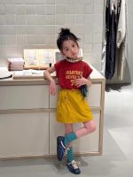 【90-150cm】半袖Ｔシャツorスカート 女の子 英字 カジュアル
