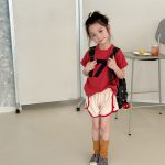 【80-130cm】ショートパンツ 女の子 ボーダー柄 かわいい - 画像 (4)