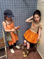 【90-150cm】半袖Ｔシャツorスカート 女の子 ゆったり おしゃれ - 画像 (3)