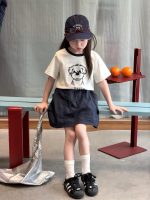 【90-150cm】半袖Ｔシャツorスカート 女の子 韓国風 カジュアル - 画像 (3)