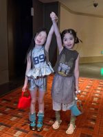 【90-150cm】セットアップ 女の子 プリーツ ノースリープ スポーツ - 画像 (3)