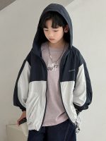 【120-170cm】アウター 軽い ゆったり 配色 フード付き 合わせやすい 男の子 - 画像 (5)