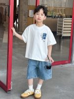 【90-160cm】半袖Tシャツ 男の子 シンプル ゆったり 合わせやすい - 画像 (3)