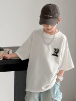 【90-160cm】Tシャツ プリント 男の子 半袖 ラウンドネック - 画像 (6)