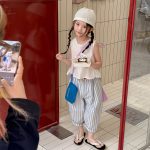 【80-130cm】パンツ 女の子 七分丈 ワイドパンツ カジュアル - 画像 (3)