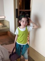 【90-150cm】トップスorパンツ女の子 プリント ファッション - 画像 (7)
