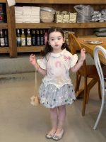 【90-140cm】半袖Tシャツorスカート 女の子 フリル スパンコール - 画像 (6)