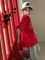 【90-160cm】Tシャツ 男の子 夏 カジュアル 半袖 ラウンドネック - 画像 (5)