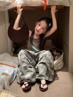 【90-150cm】キャミソール 女の子 ドット柄 カモフラ - 画像 (5)