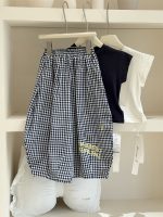 【100-160cm】ズボン チェック柄 韓国風 ゆったり 着回し力抜群 - 画像 (2)