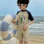 【75-120cm】水着 カートゥーン カジュアル ビーチ - 画像 (3)