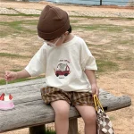 【90-160cm】Tシャツ 男の子 カジュアル 夏新作 半袖 合わせやすい