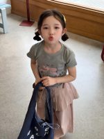 【90-150cm】半袖Ｔシャツorパンツ 女の子 リボン付き プリーツ - 画像 (7)