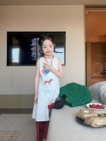 【90-150cm】ベストorパンツorワンピース 女の子 韓国風 カジュアル - 画像 (8)