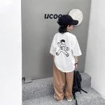 【90-160cm】Tシャツ カジュアル プリント 男の子 着回し力高い - 画像 (5)