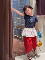 【90-150cm】半袖Tシャツorスカートorパンツ 女の子 カートゥーン カジュアル - 画像 (6)