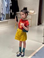 【90-150cm】半袖Ｔシャツorスカート 女の子 英字 カジュアル - 画像 (4)