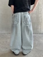 【120-170cm】デニムズボン ジーンズ ゆったり カジュアル ファッション - 画像 (5)