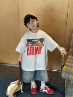 【90-160cm】男の子 Tシャツ 半袖 夏 カートゥーン プリント ユニーク - 画像 (3)
