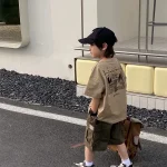 【90-160cm】Tシャツ カジュアル 合わせやすい 男の子 半袖 - 画像 (4)