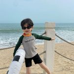 【80-130cm】水着 長袖UVカット セパレート ファッション - 画像 (6)