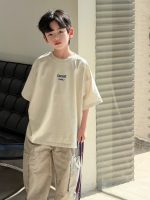 【90-160cm】Tシャツ プリント カジュアル ファッション 男の子 - 画像 (5)