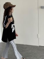 【100-150cm】Tシャツ 配色 プリント ゆったり 半袖 女の子 夏新作 - 画像 (6)